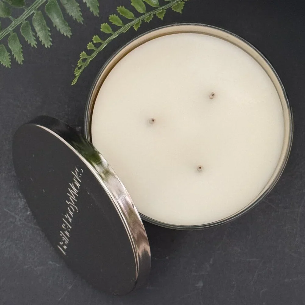 BBW Lavender & Pine Bath & Body Works 3 Wick Candle